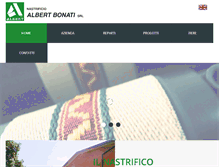 Tablet Screenshot of albertbonati.com